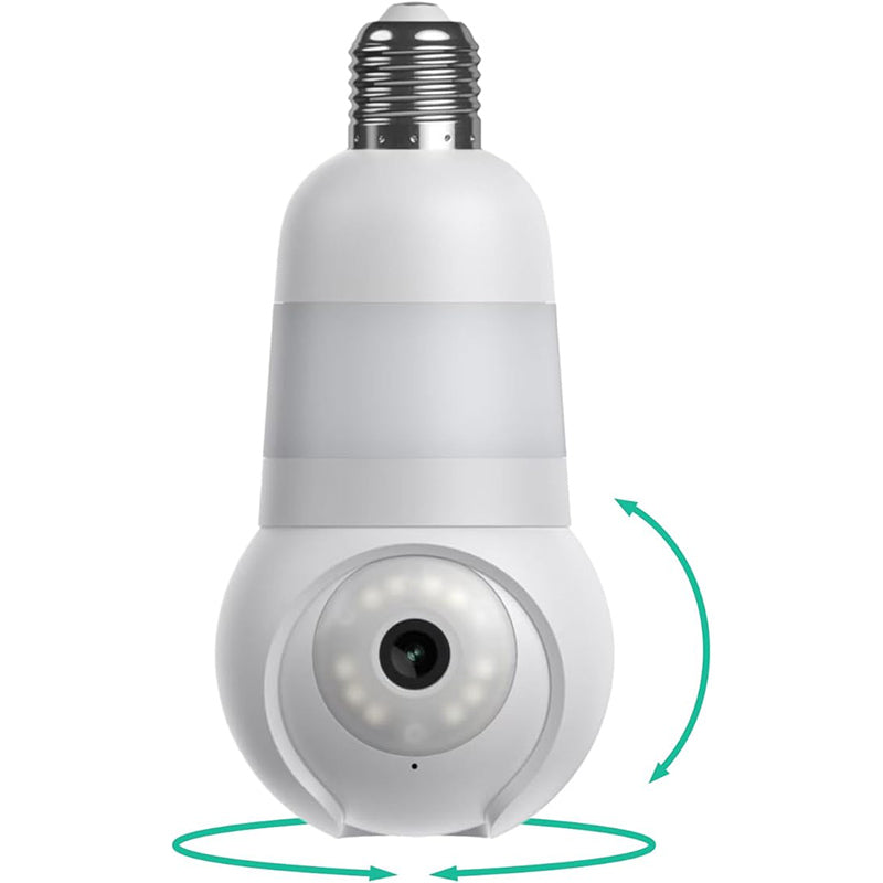 Screw It In. Secure Your Home. 2K Resolution & 5GHz Dual-Band WiFi.