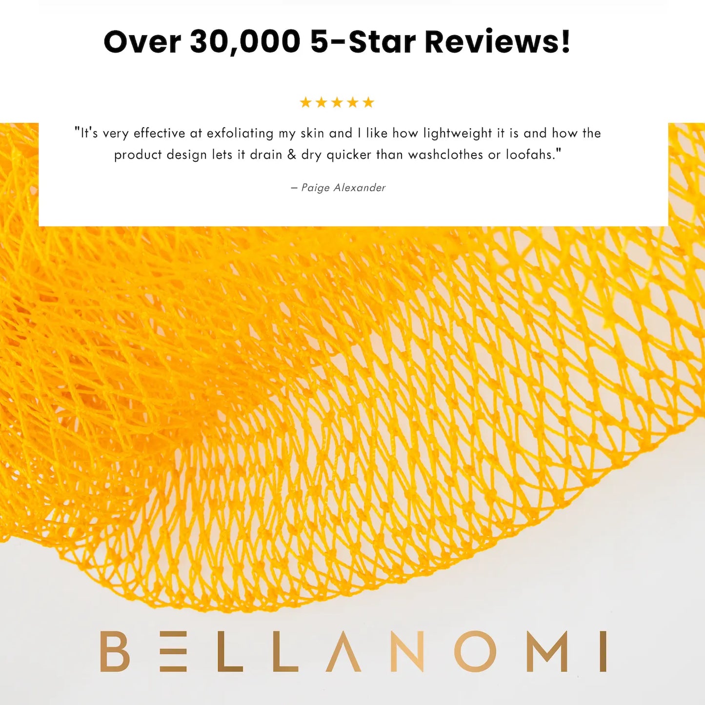 Bellanomi Classic African Exfoliating Net Sponge