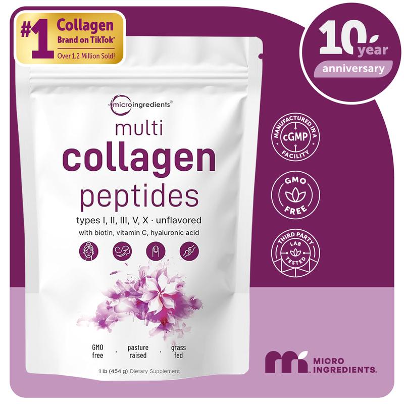 Micro Ingredients Multi Collagen Peptides Powder