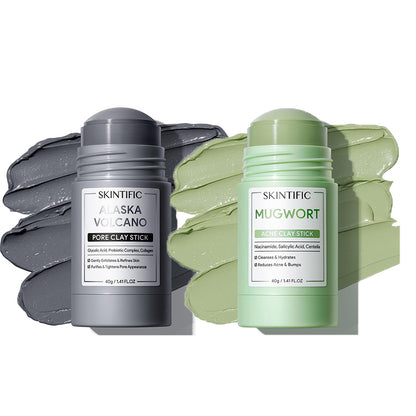 Erase Blackheads. Shrink Pores. Zero Mess. The 60-Second Clay Stick.