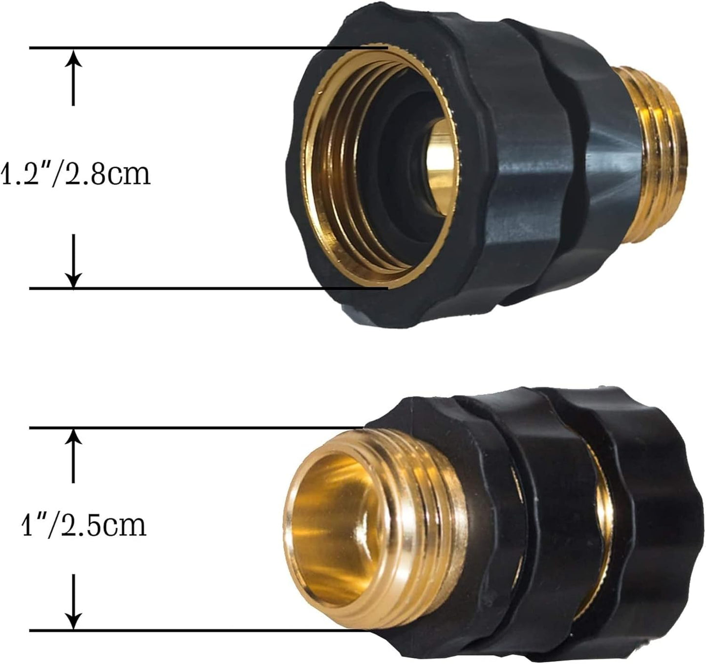 Solid Brass. Instant Connection