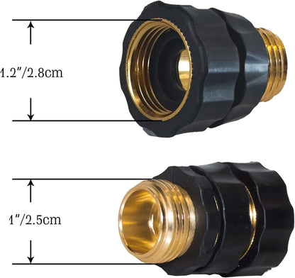 Solid Brass. Instant Connection