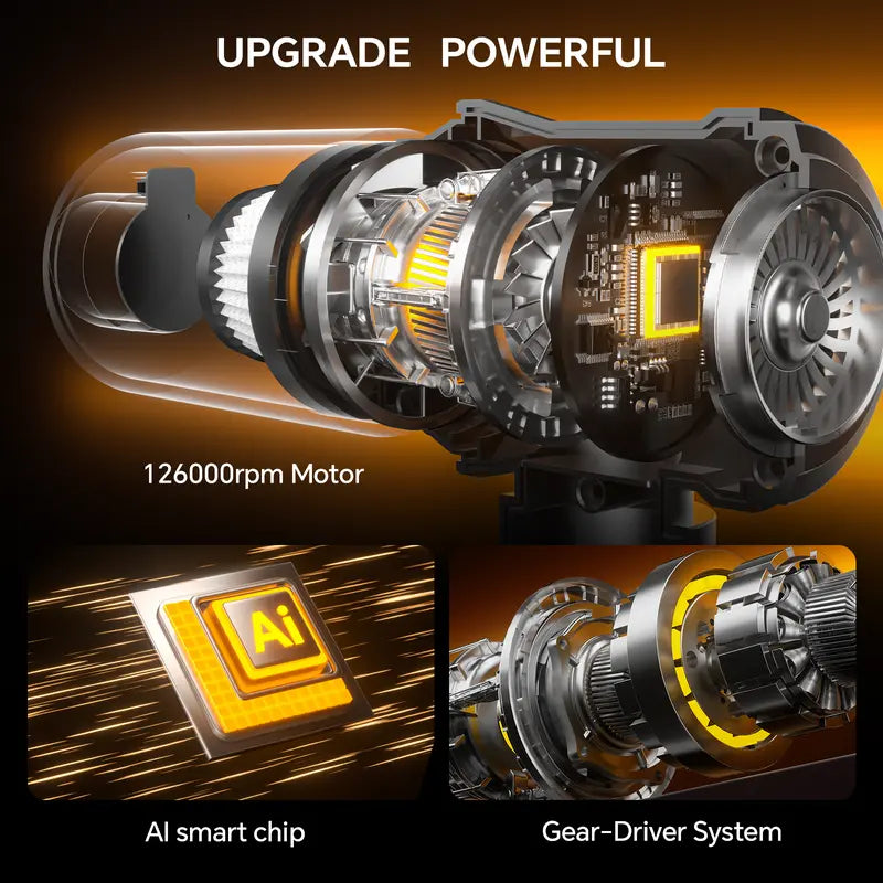 20000Pa Hurricane Suction. Cordless Freedom. The Ultimate 2-in-1 Vacuum & Blower.