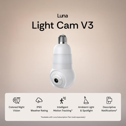 Screw It In. Secure Your Home. 2K Resolution & 5GHz Dual-Band WiFi.