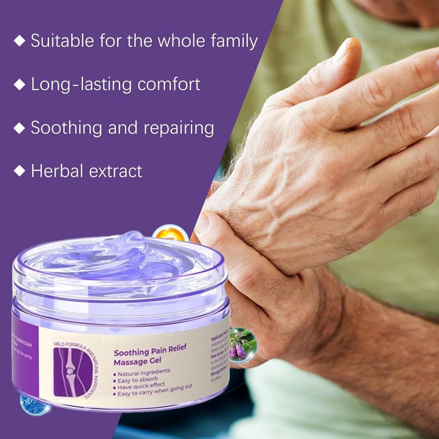 Instant Relief. Total Mobility. Non-Greasy - 2 Pack