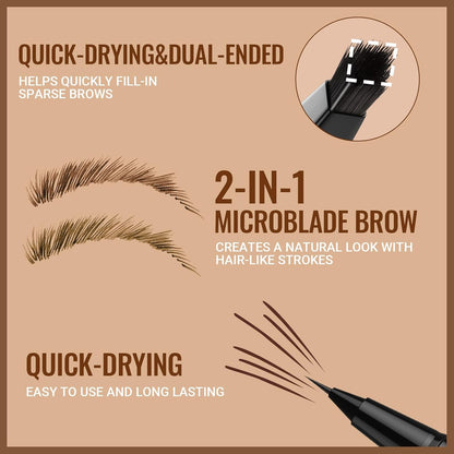 Realistic Strokes. Flawless Brows All Day. - 2 Pack