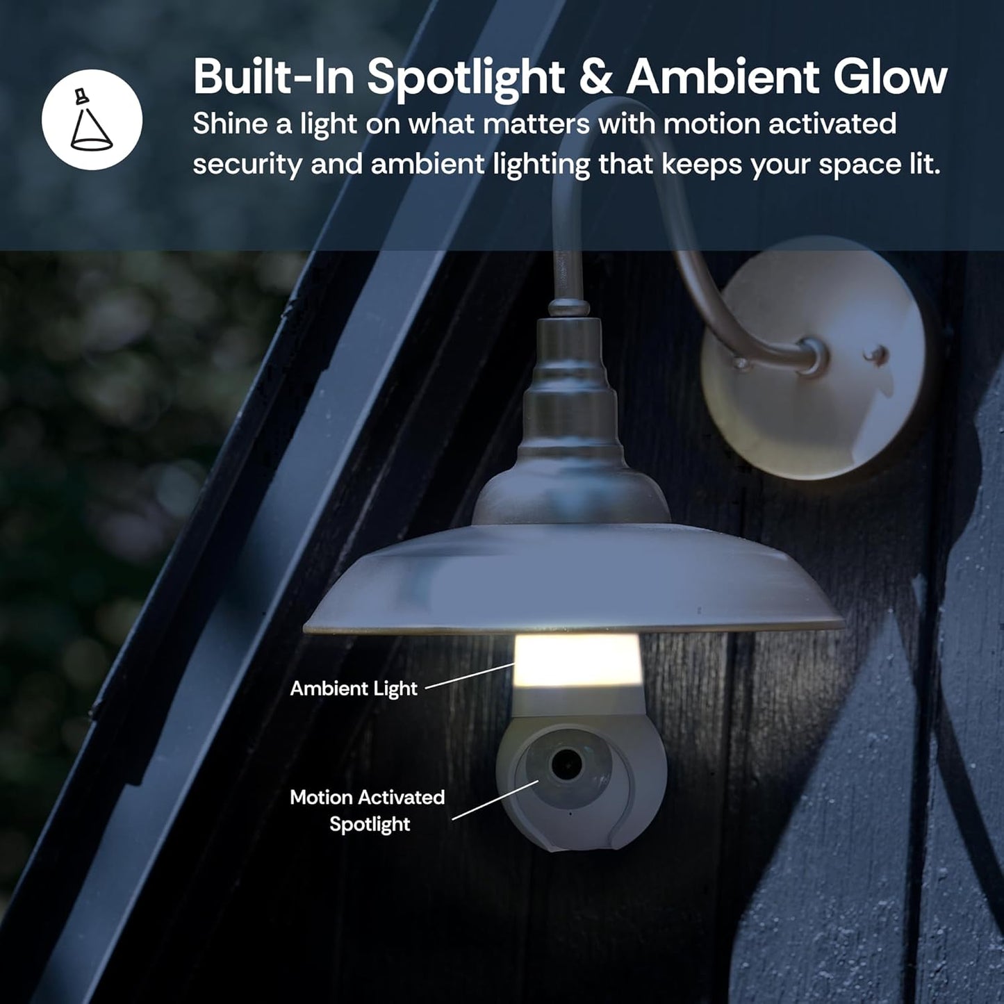 Screw It In. Secure Your Home. 2K Resolution & 5GHz Dual-Band WiFi.