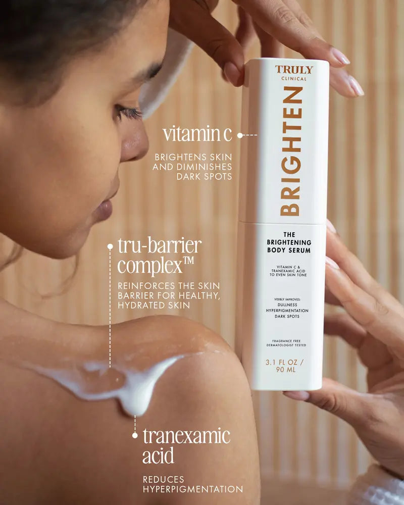 Professional Face-Grade Brightening for Your Body.