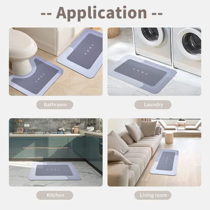 Dry Feet. Safe Steps. Pure Comfort Light Gray*3 Counts