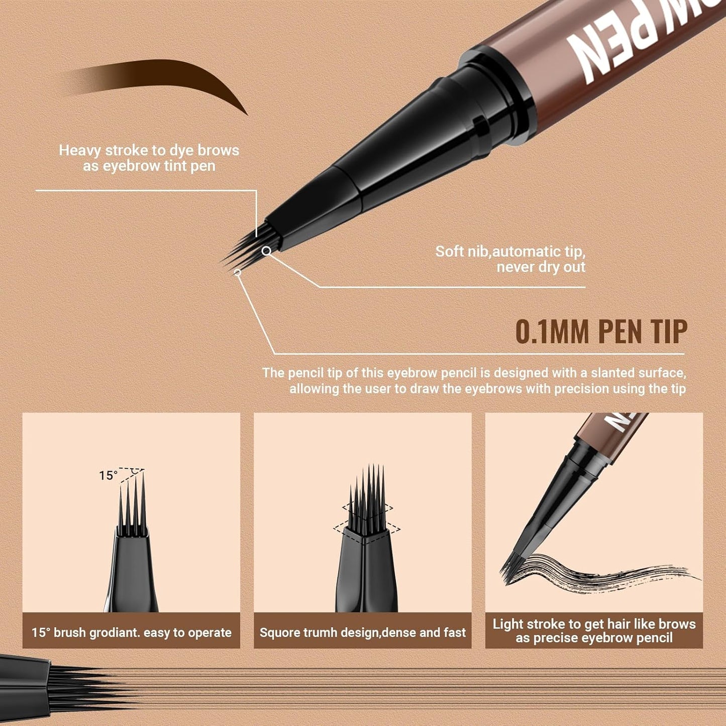 Realistic Strokes. Flawless Brows All Day. - 2 Pack