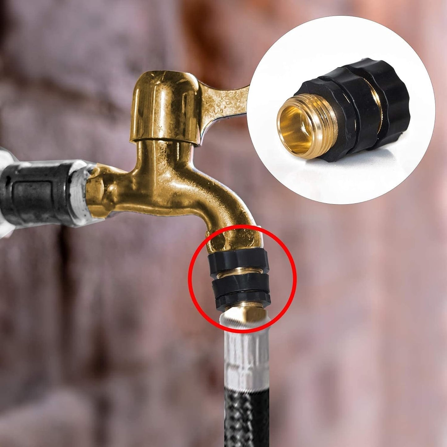 Solid Brass. Instant Connection