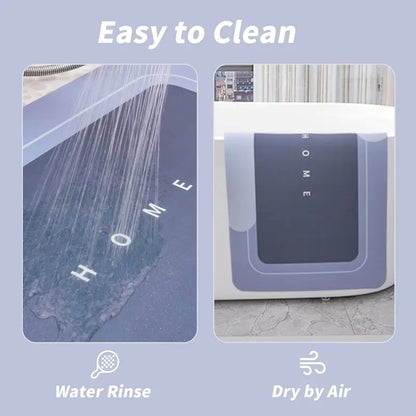 Dry Feet. Safe Steps. Pure Comfort Light Gray*3 Counts
