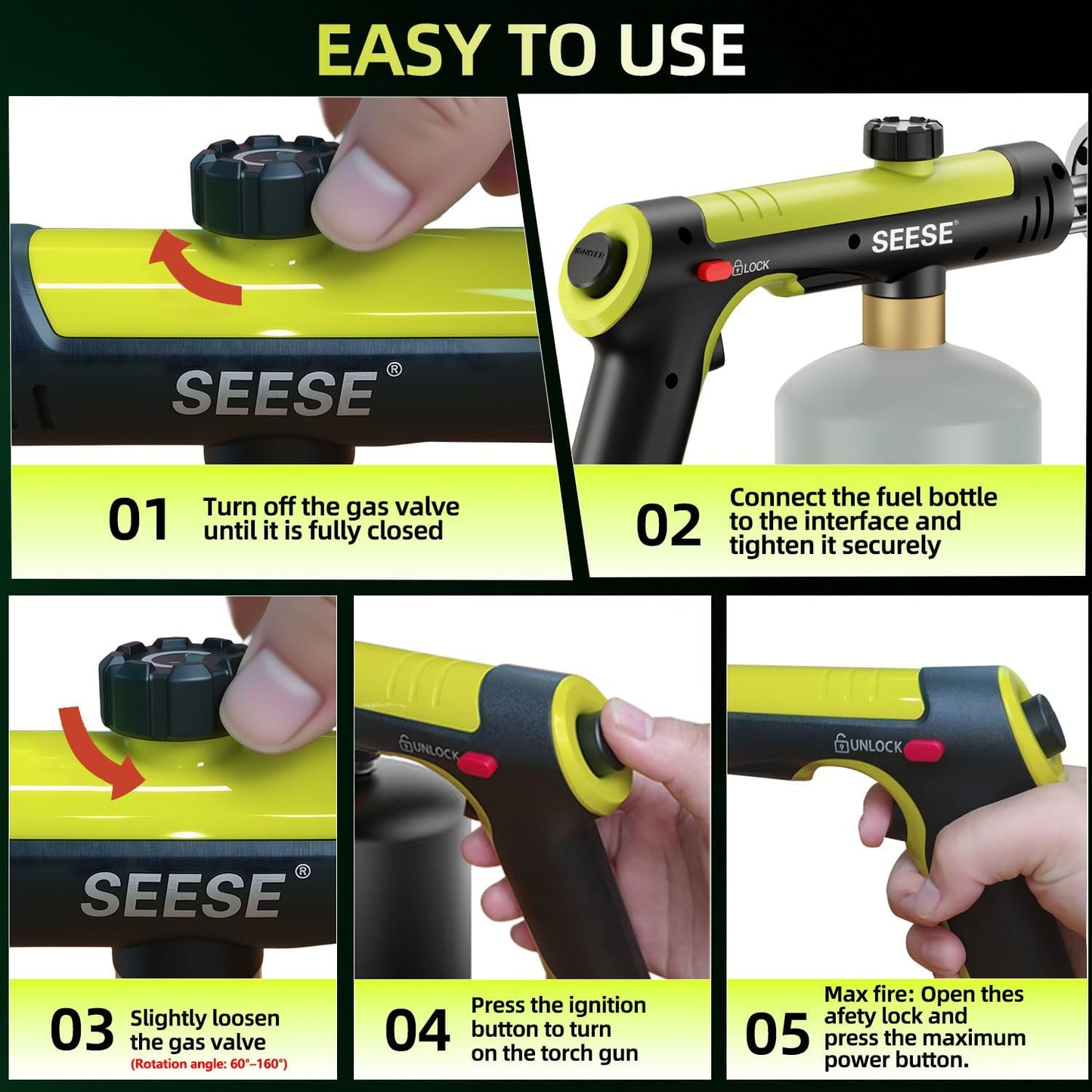 ULTIMATE PROPANE FIRE TORCH – MASSIVE FLAME & INSTANT SEARING