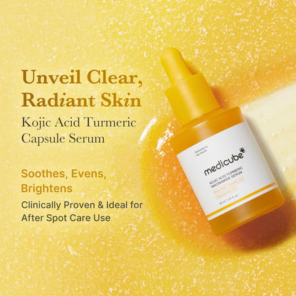 Fades Dark Spots. Flawless Glow. Powered by Kojic Acid & Turmeric.