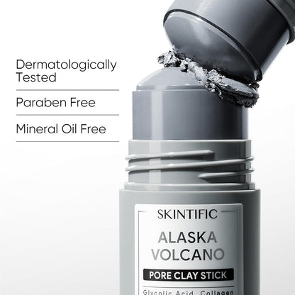 Erase Blackheads. Shrink Pores. Zero Mess. The 60-Second Clay Stick.