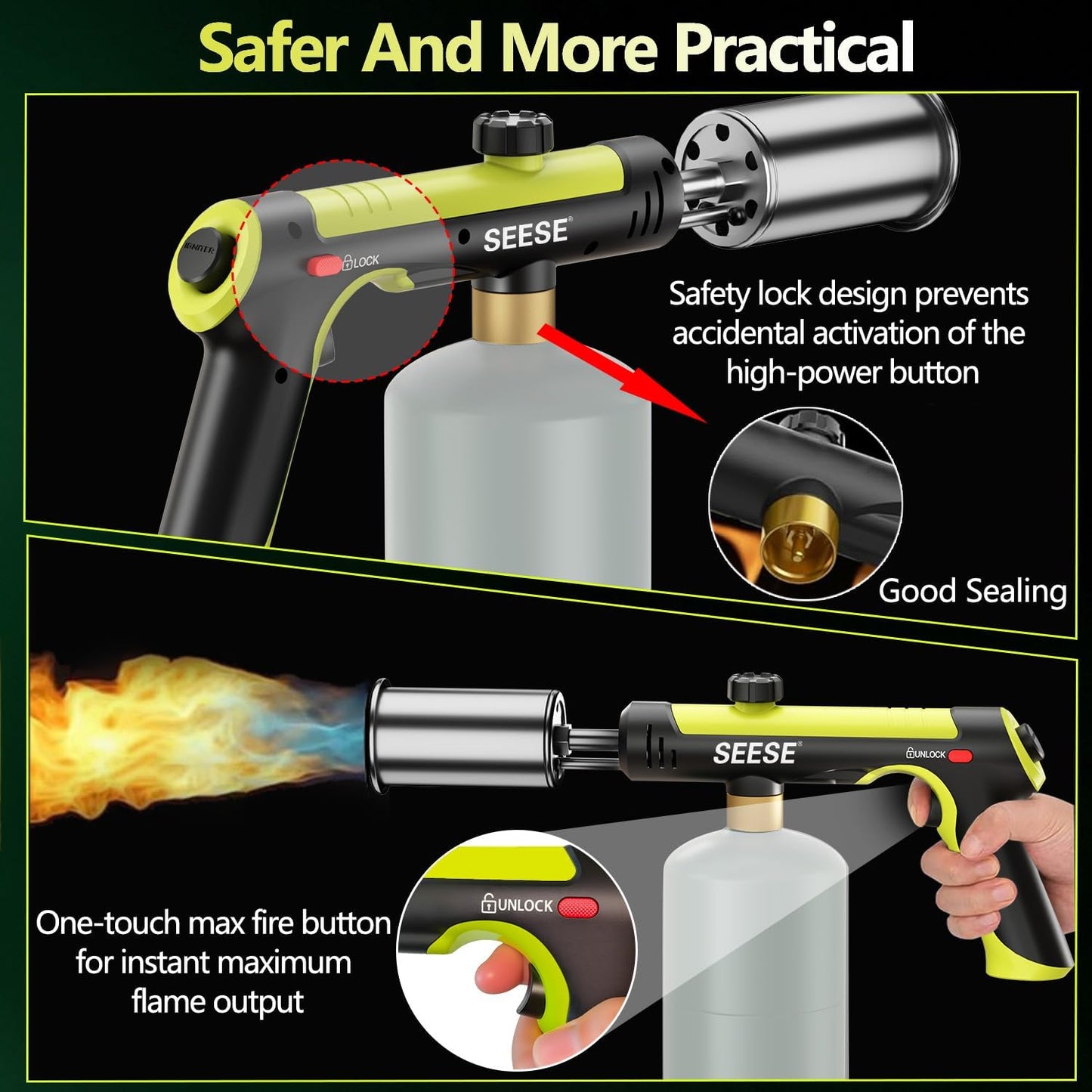 ULTIMATE PROPANE FIRE TORCH – MASSIVE FLAME & INSTANT SEARING