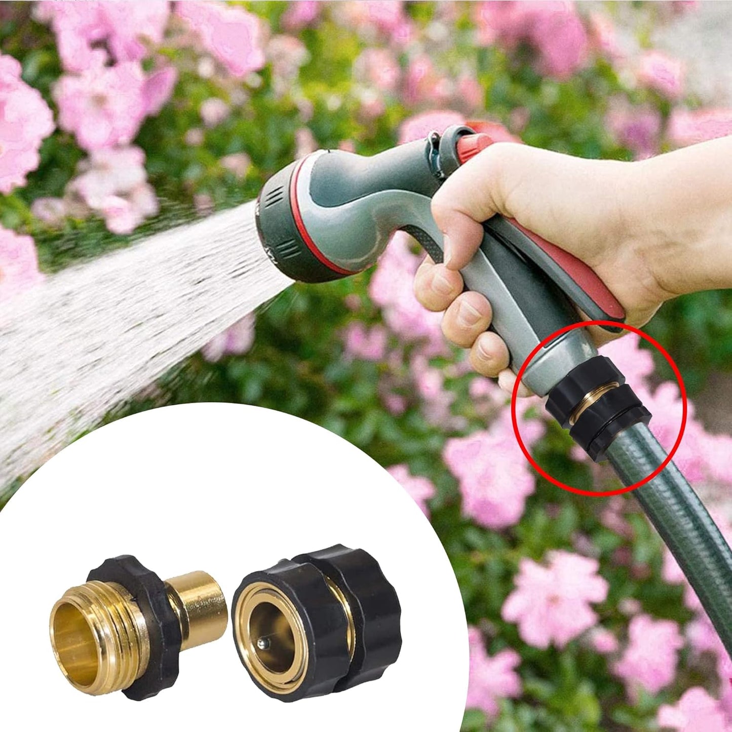 Solid Brass. Instant Connection
