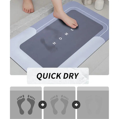 Dry Feet. Safe Steps. Pure Comfort Light Gray*3 Counts