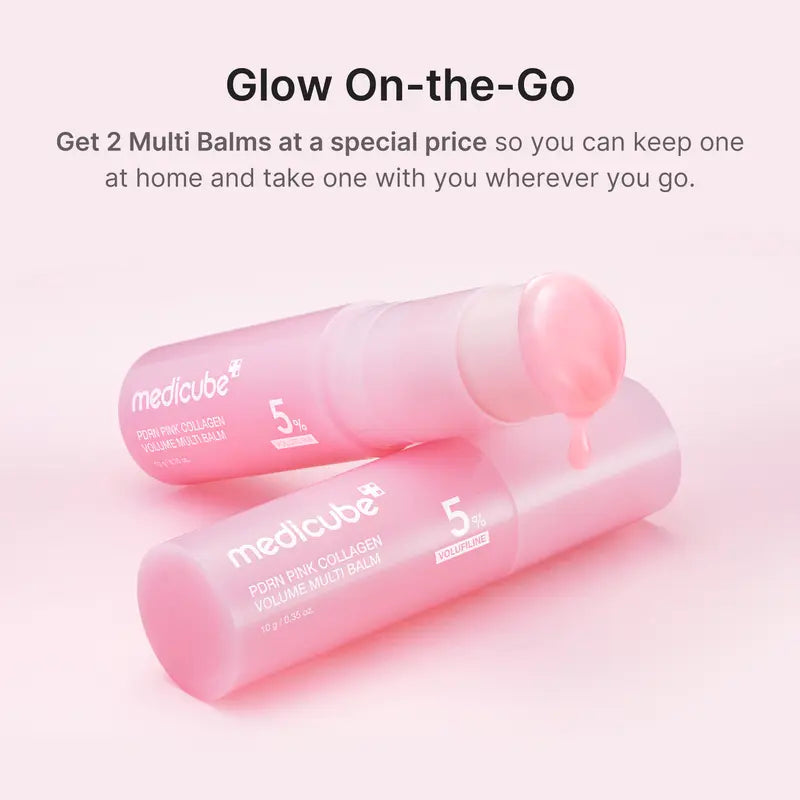 Pink Glow. Instant Plump. Pocket-Sized