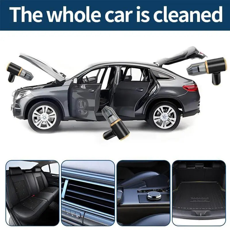 Hurricane Power. Pocket Size. Spotless Anywhere
