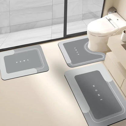 Dry Feet. Safe Steps. Pure Comfort Light Gray*3 Counts