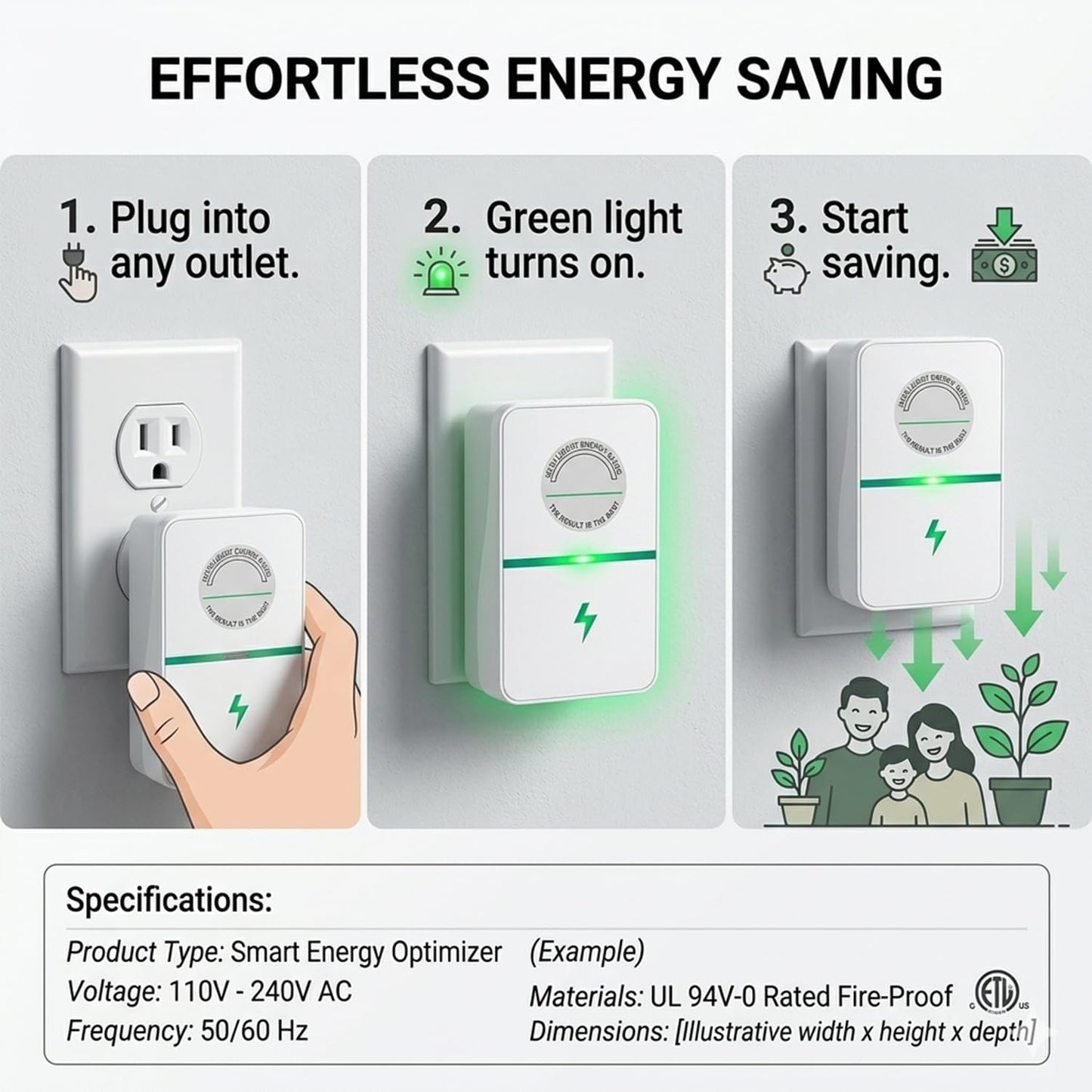 Cut Your Electricity Bills. Stabilize Your Power. 100% Plug-and-Play.