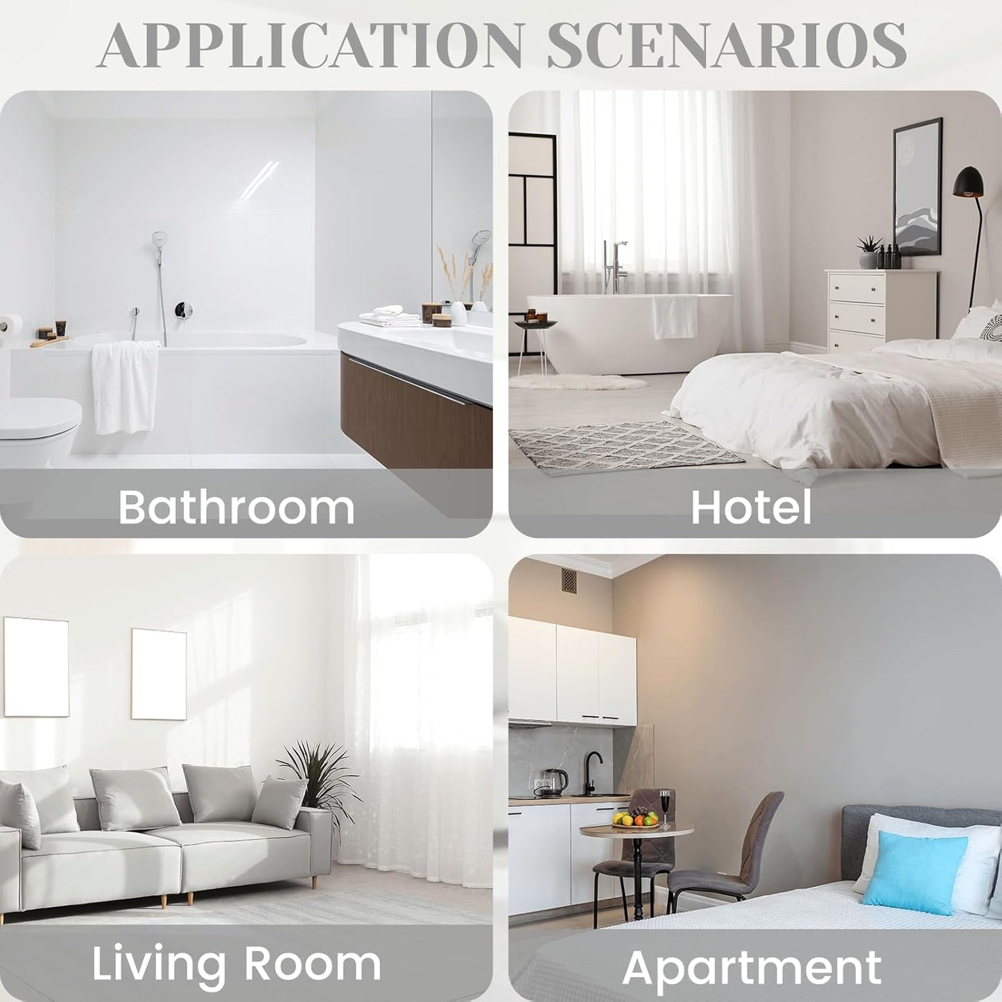 Upgrade to a 5-Star Hotel Bath in Seconds—No Hooks Required - 71" W x 74" H