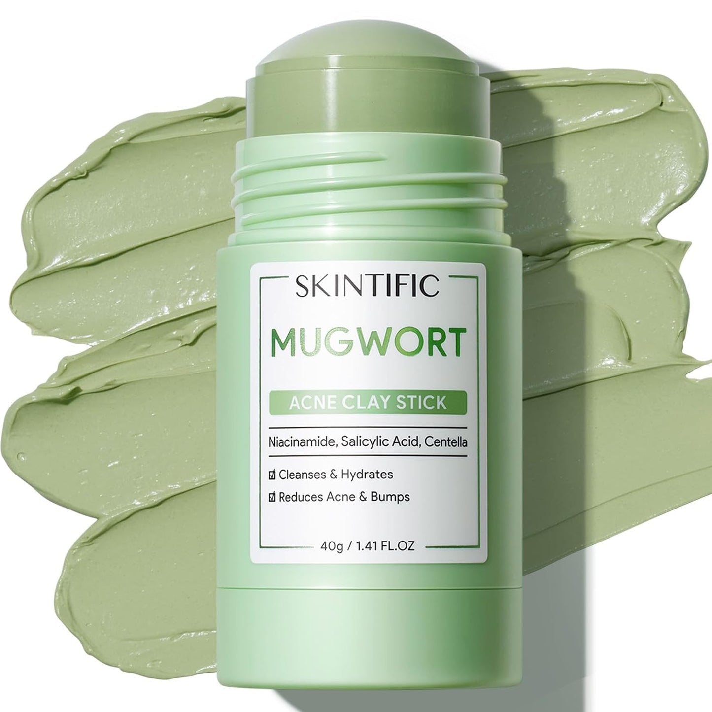 Erase Blackheads. Shrink Pores. Zero Mess. The 60-Second Clay Stick.