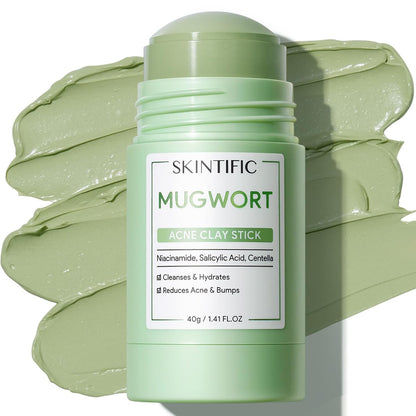 Erase Blackheads. Shrink Pores. Zero Mess. The 60-Second Clay Stick.