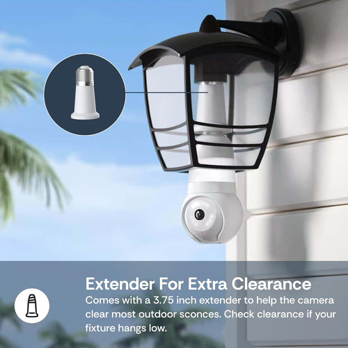 Screw It In. Secure Your Home. 2K Resolution & 5GHz Dual-Band WiFi.