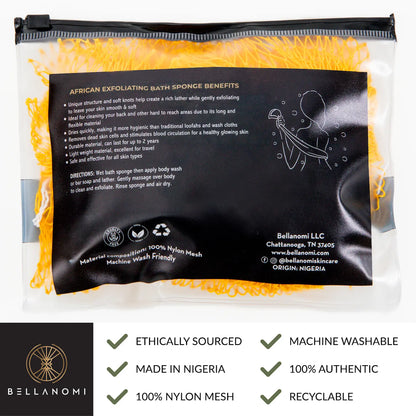 Bellanomi Classic African Exfoliating Net Sponge