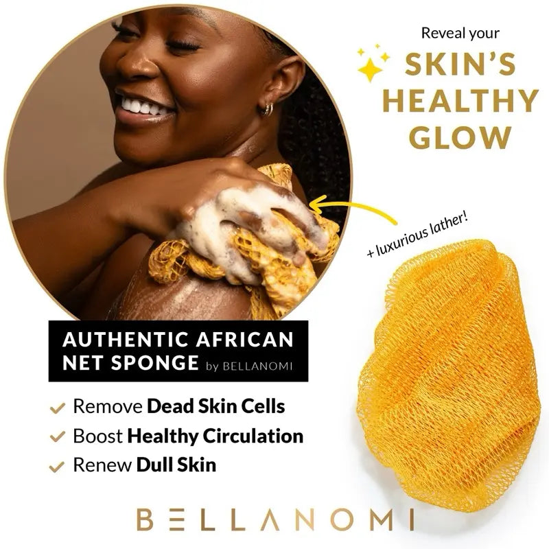 Bellanomi Classic African Exfoliating Net Sponge