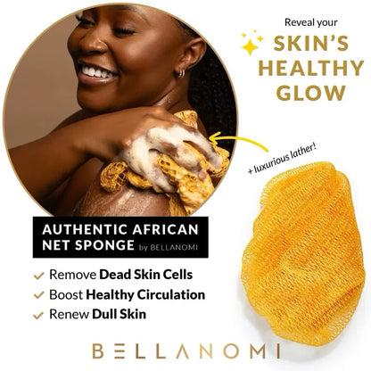 Bellanomi Classic African Exfoliating Net Sponge