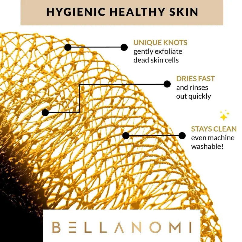 Bellanomi Classic African Exfoliating Net Sponge