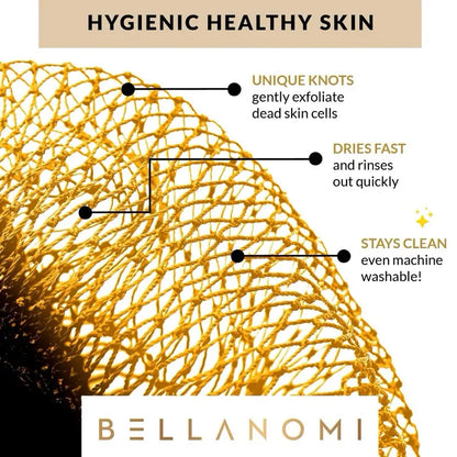 Bellanomi Classic African Exfoliating Net Sponge