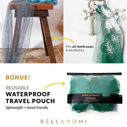 Bellanomi Classic African Exfoliating Net Sponge