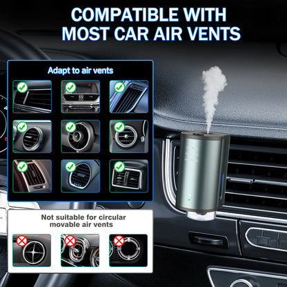 Smart Car Air Freshener with Three Adjustable Concentration Scent Levels