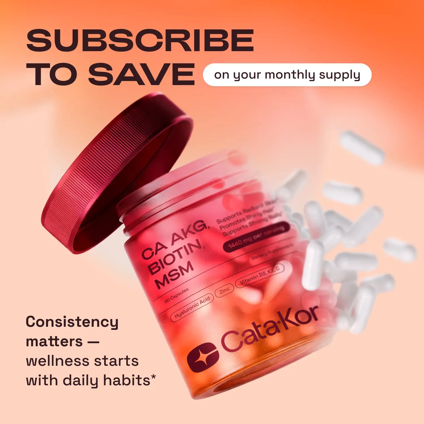 Cata-Kor Skin, Hair & Nails Supplement