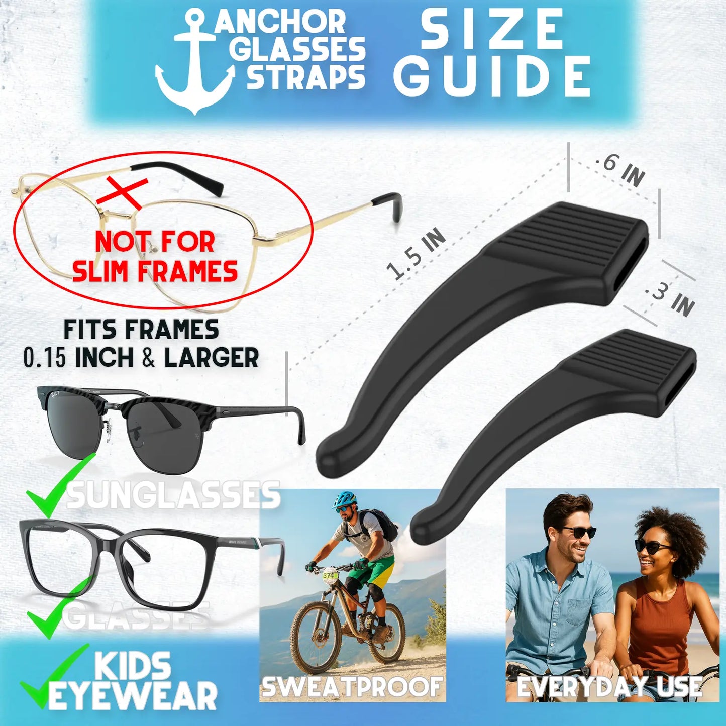 Anchor Glasses Grips