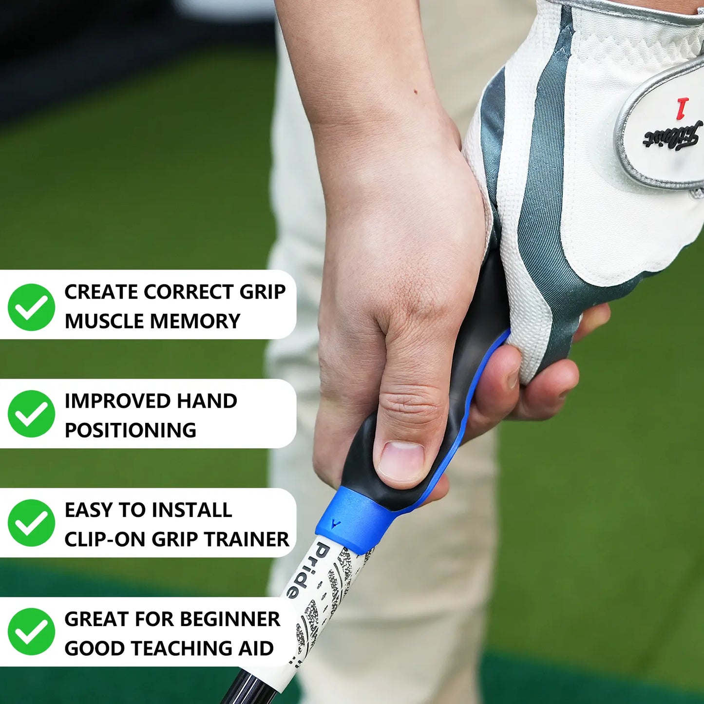 Arttodo Golf Grip Trainer, Fix Swing Grip, Golf Grip Training Aids(Right hand )