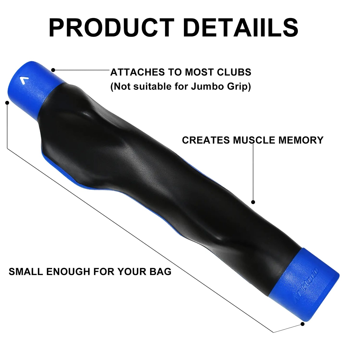 Arttodo Golf Grip Trainer, Fix Swing Grip, Golf Grip Training Aids(Right hand )