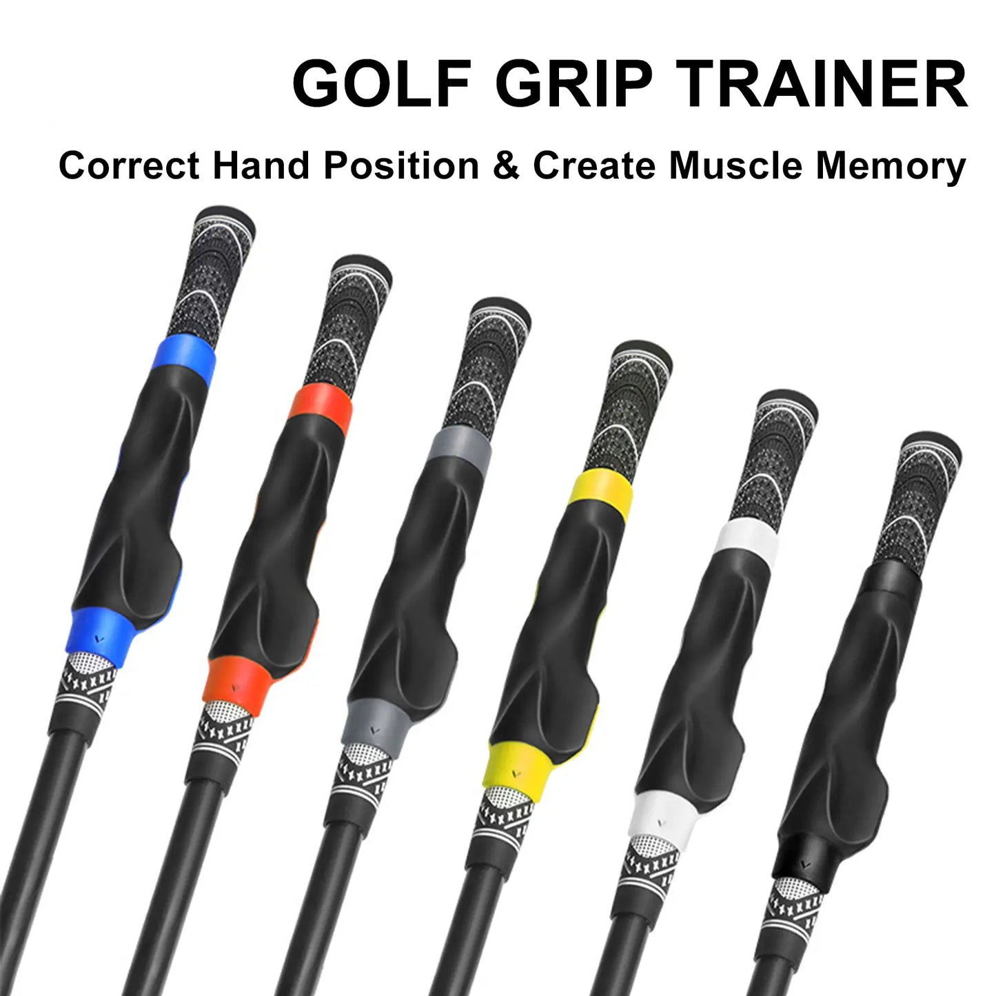 Arttodo Golf Grip Trainer, Fix Swing Grip, Golf Grip Training Aids(Right hand )