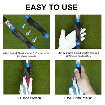 Arttodo Golf Grip Trainer, Fix Swing Grip, Golf Grip Training Aids(Right hand )