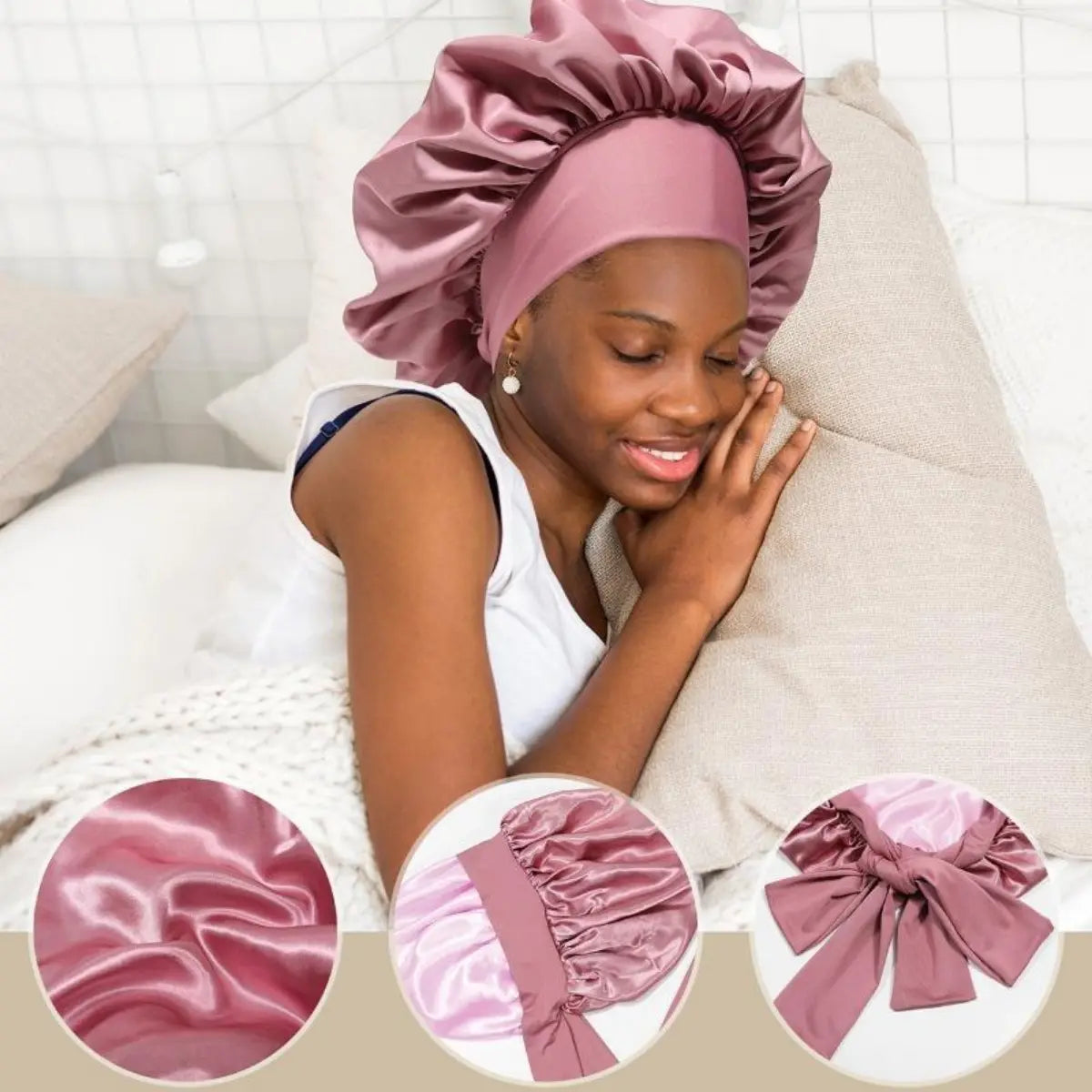 AWAYTR Satin Bonnet Silk