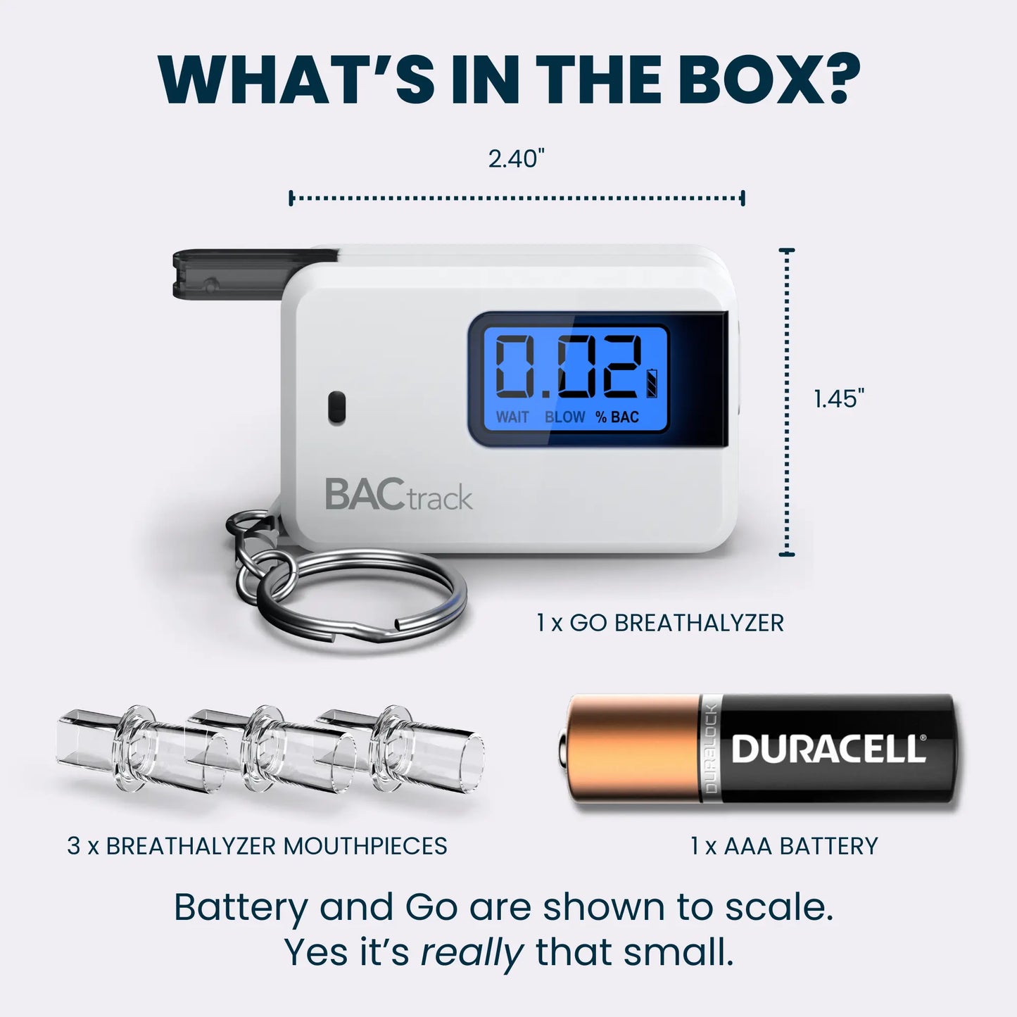 BACtrack Go Keychain Breathalyzer