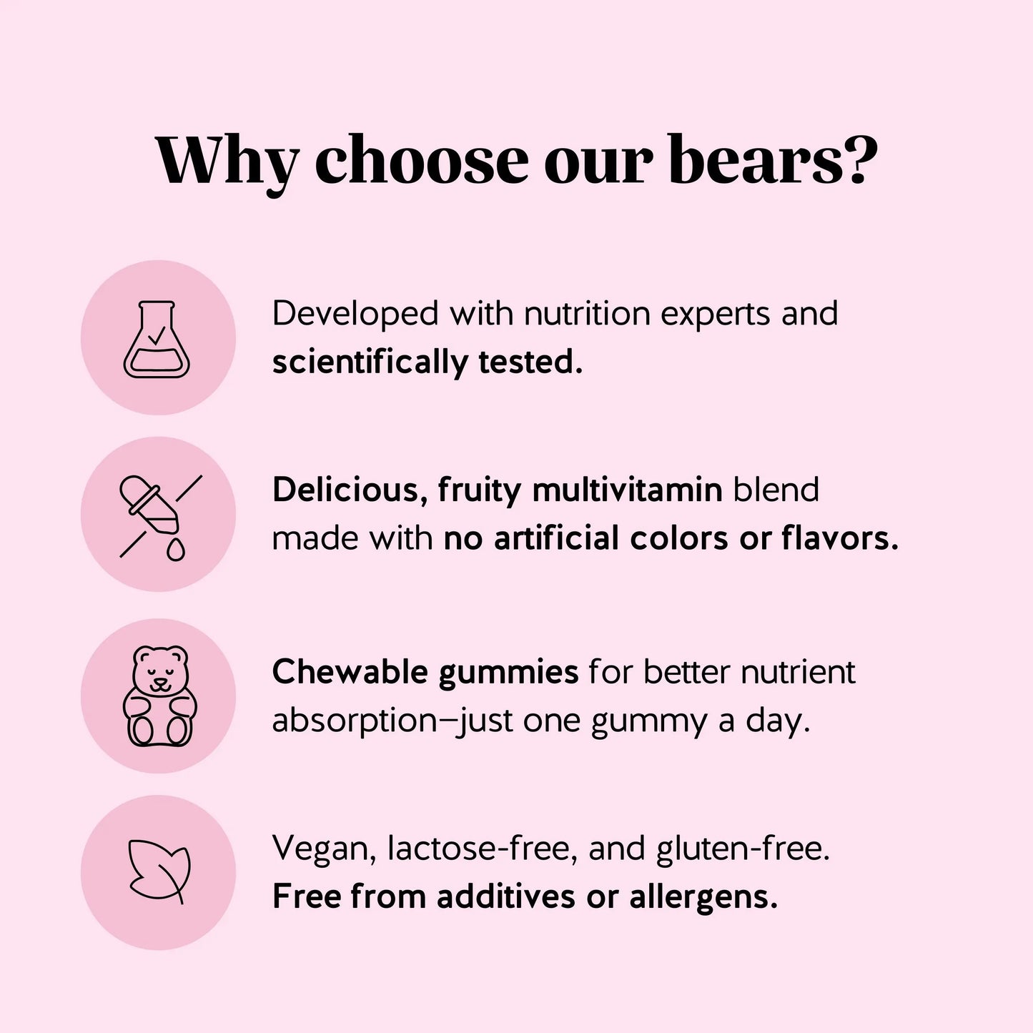 Bears with Benefits Biotin Gummies for Hair Growth