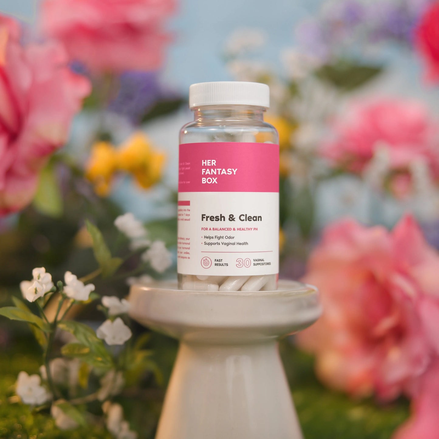Her Fantasy Box - Boric Acid pH Balancing Vaginal Suppository (30 Count)