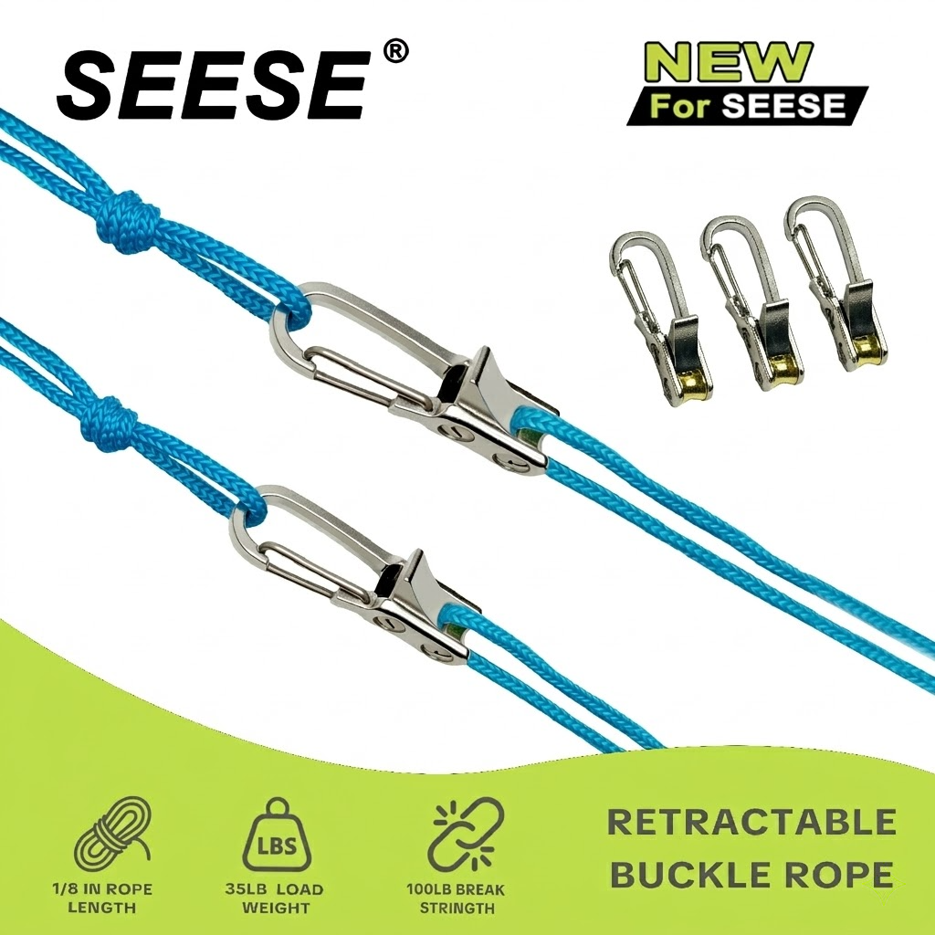 SEESE Retractable Buckle Rope