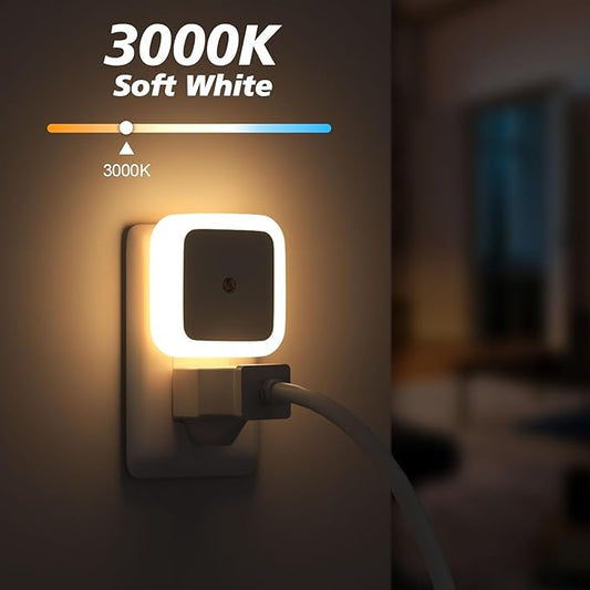 Smart Auto-Sensing LED Night Light: Soft Glow for Every Corner