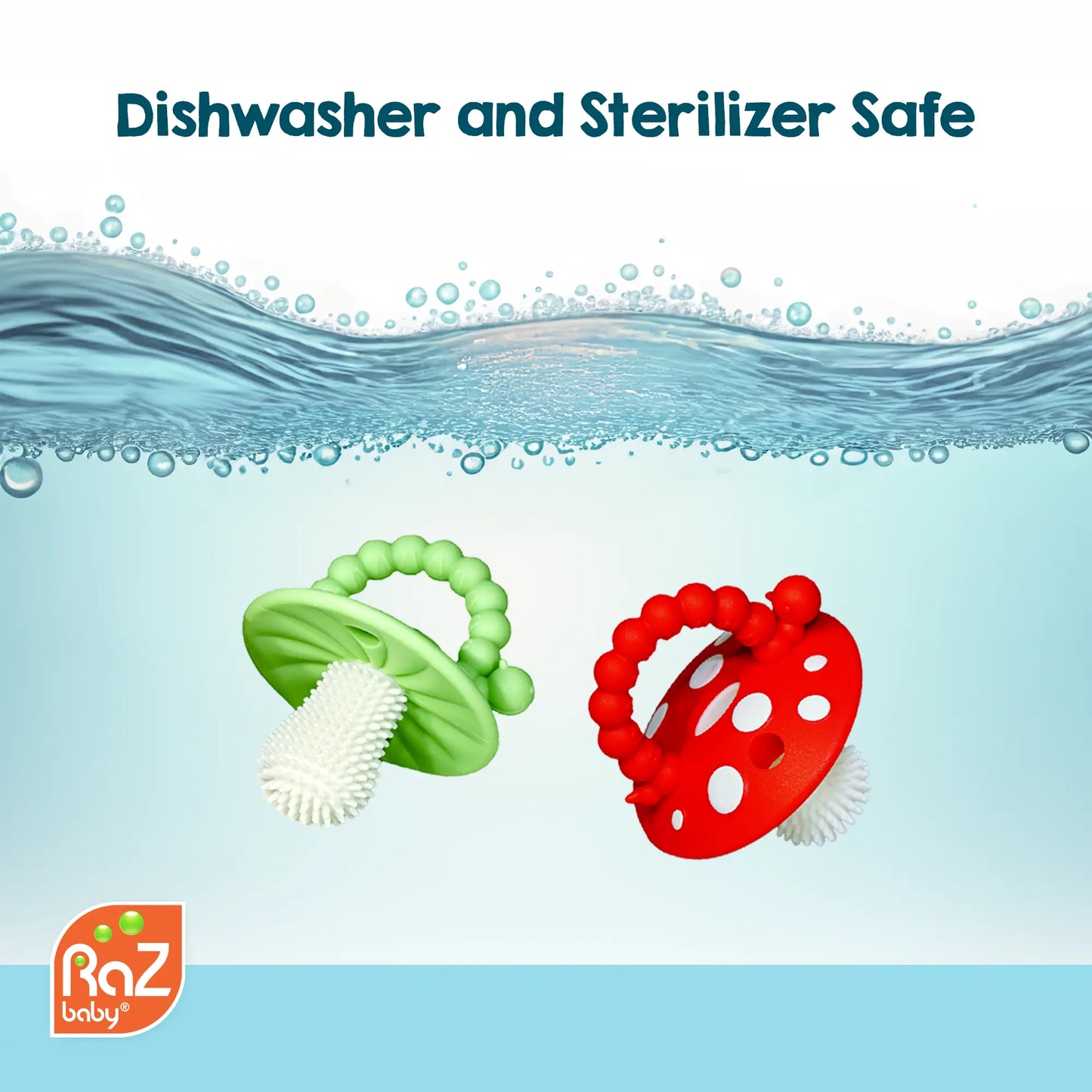 Chompy Mushroom Silicone Teether